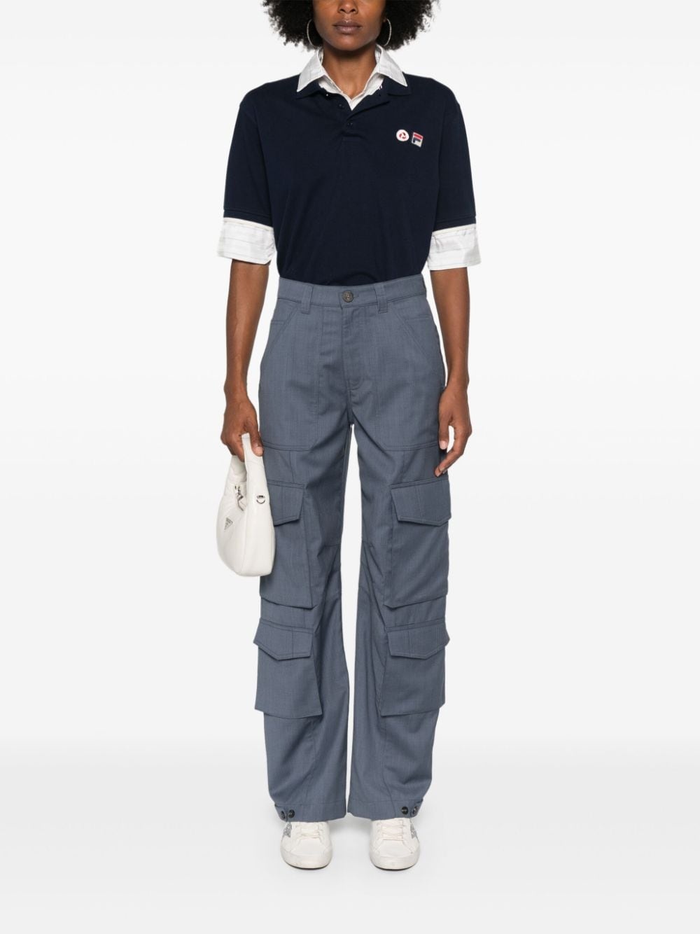 virgin-wool cargo pants - 2