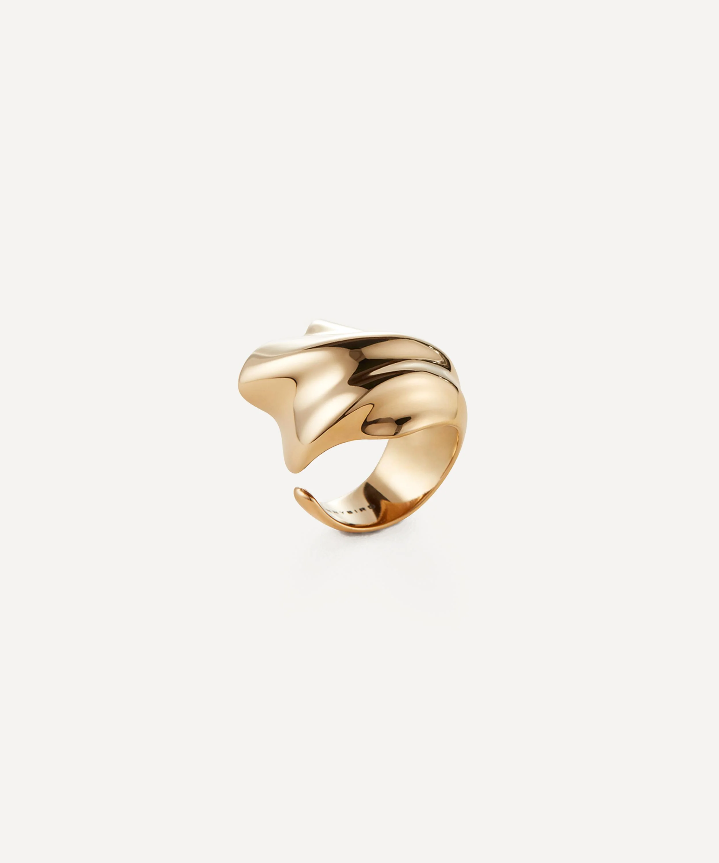 14ct Gold-Plated Lydia Ring - 1
