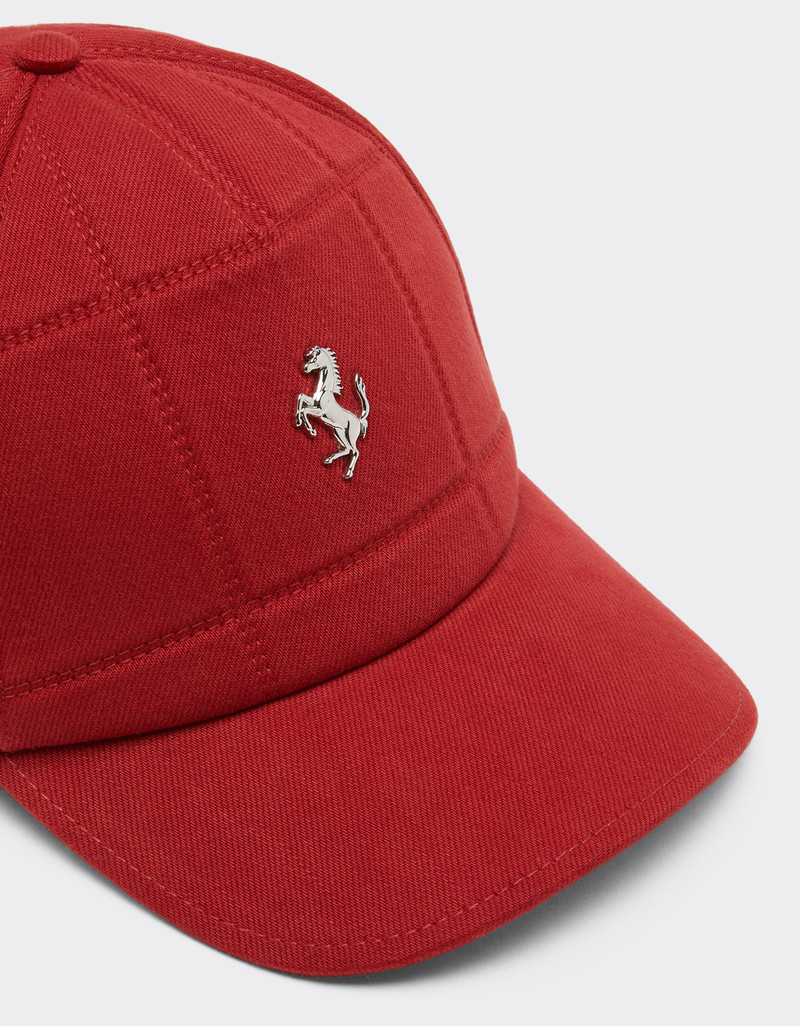 Cotton baseball cap with Prancing Horse 4