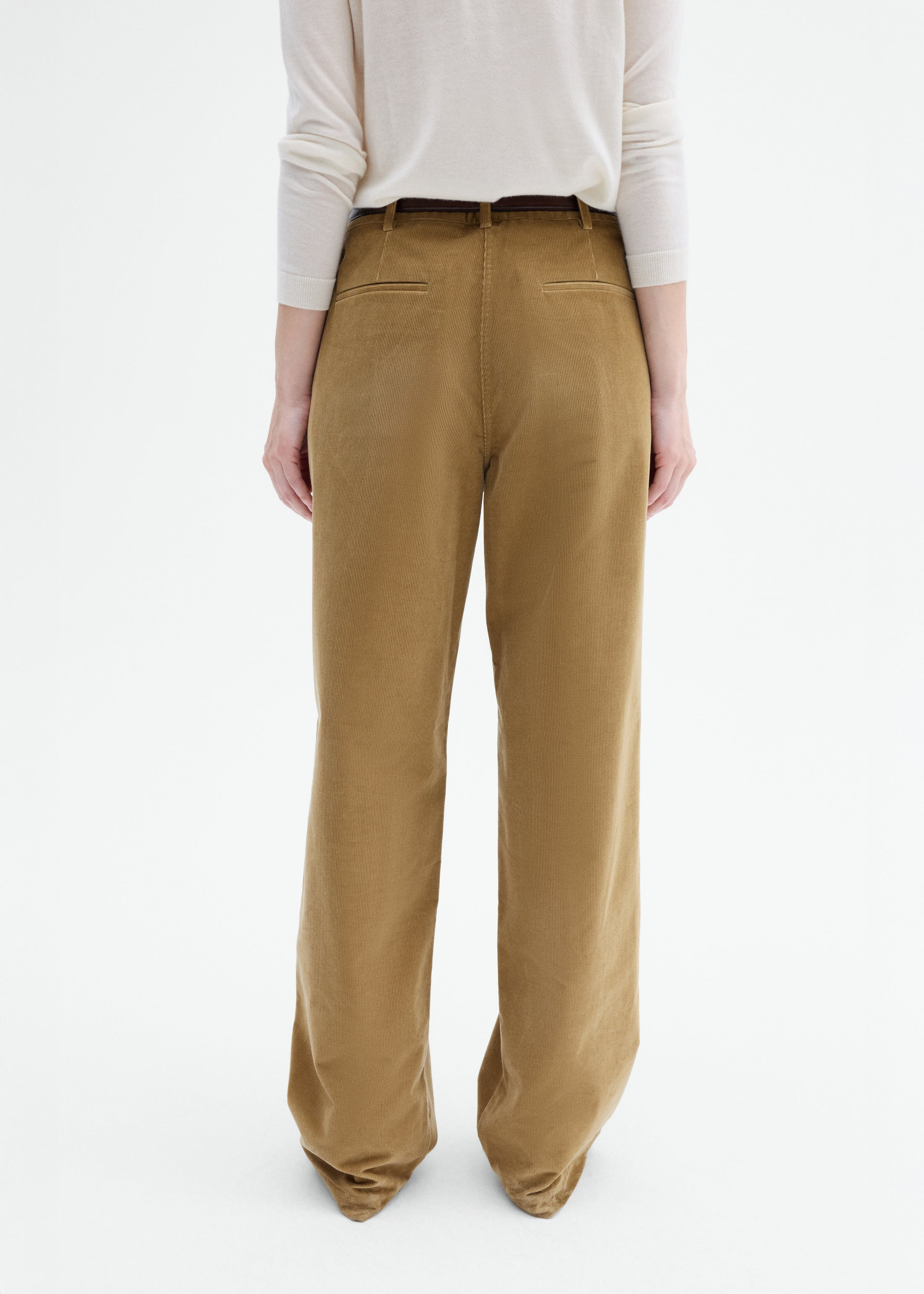 Corduroy Wide Leg Pant - 5