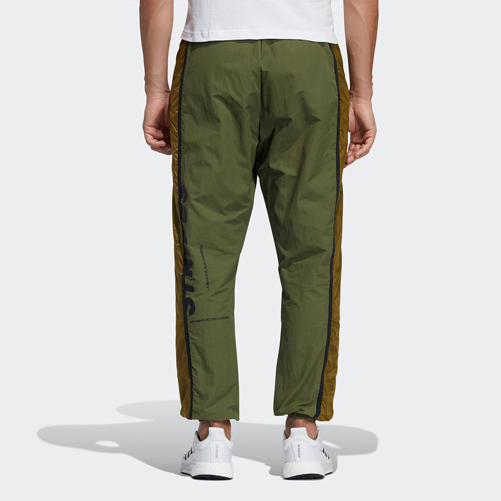 adidas M Wrd Wov Pnt Contrasting Colors Woven Loose Bundle Feet Sports Pants Green GL8683 - 3
