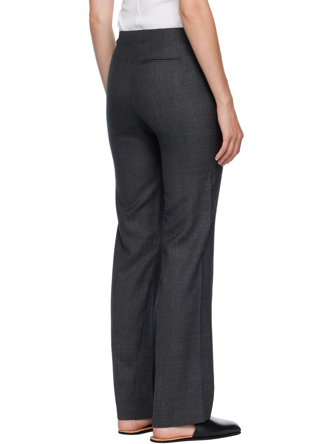 Gray Poise Trousers - 3