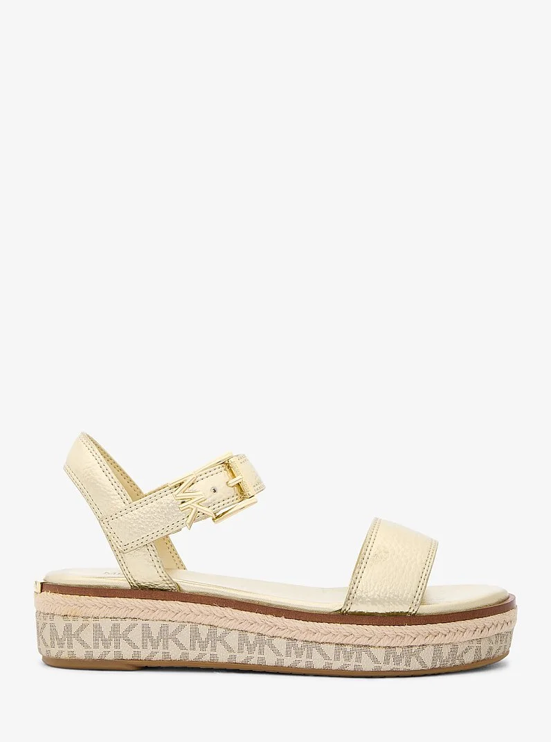 Richie Metallic Platform Espadrille Sandal - 1