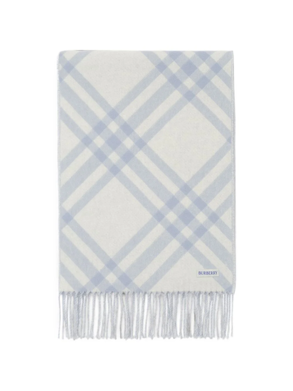 Check cashmere scarf - 1