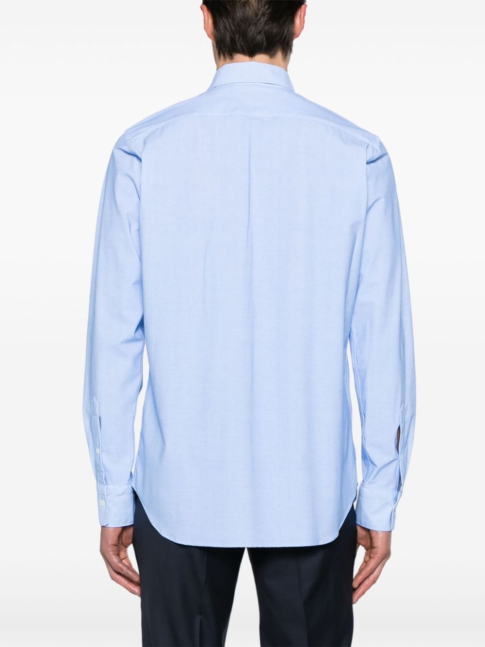 classic-collar long-sleeve shirt - 4