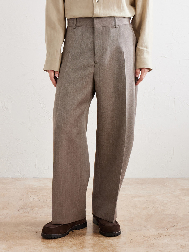 Fume Tapered Wool Suit Trousers 3