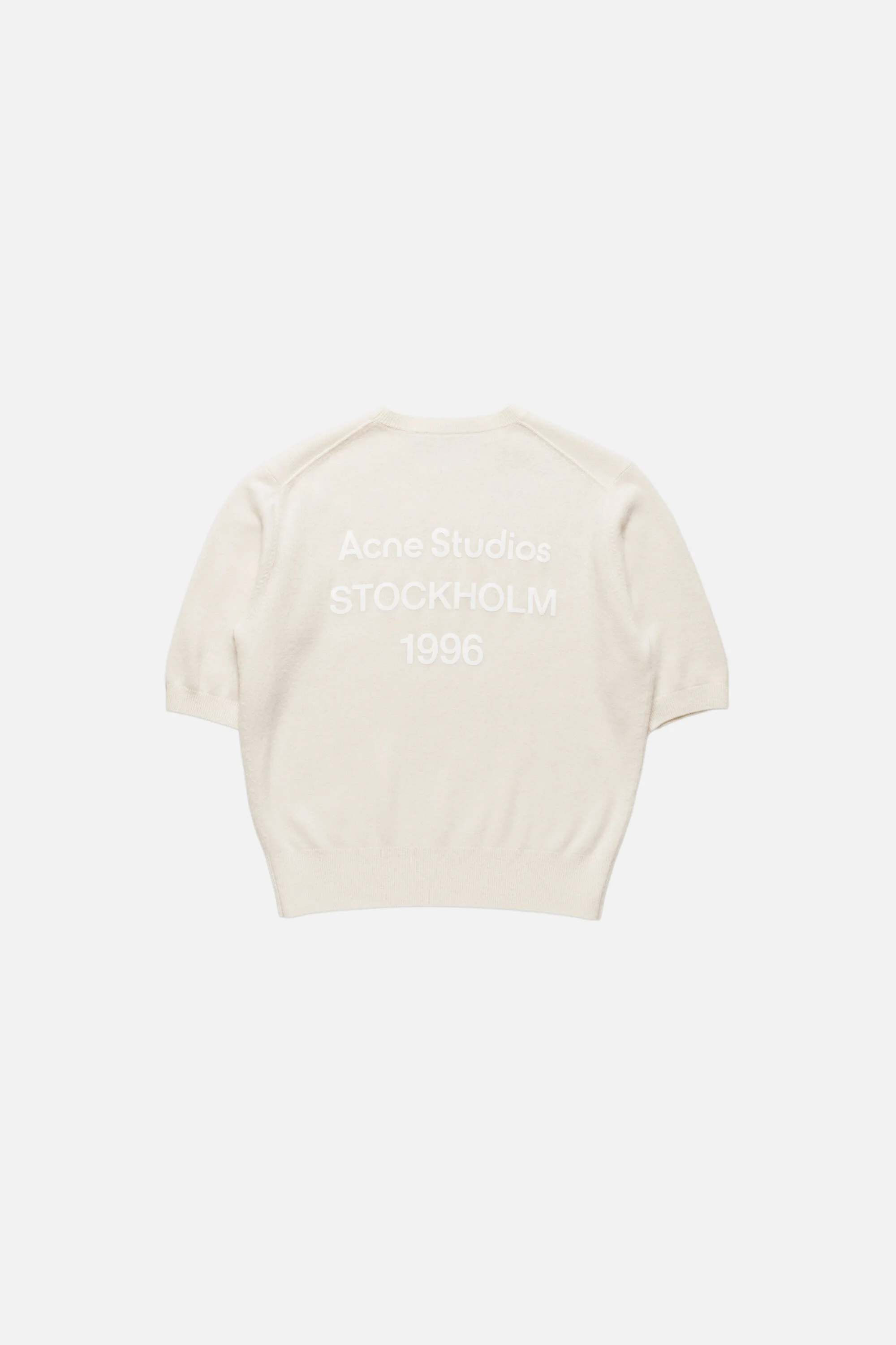 Cashmere logo knit - White - 1