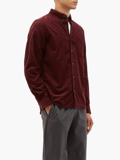 A.P.C. Button-down cotton-needlecord shirt outlook