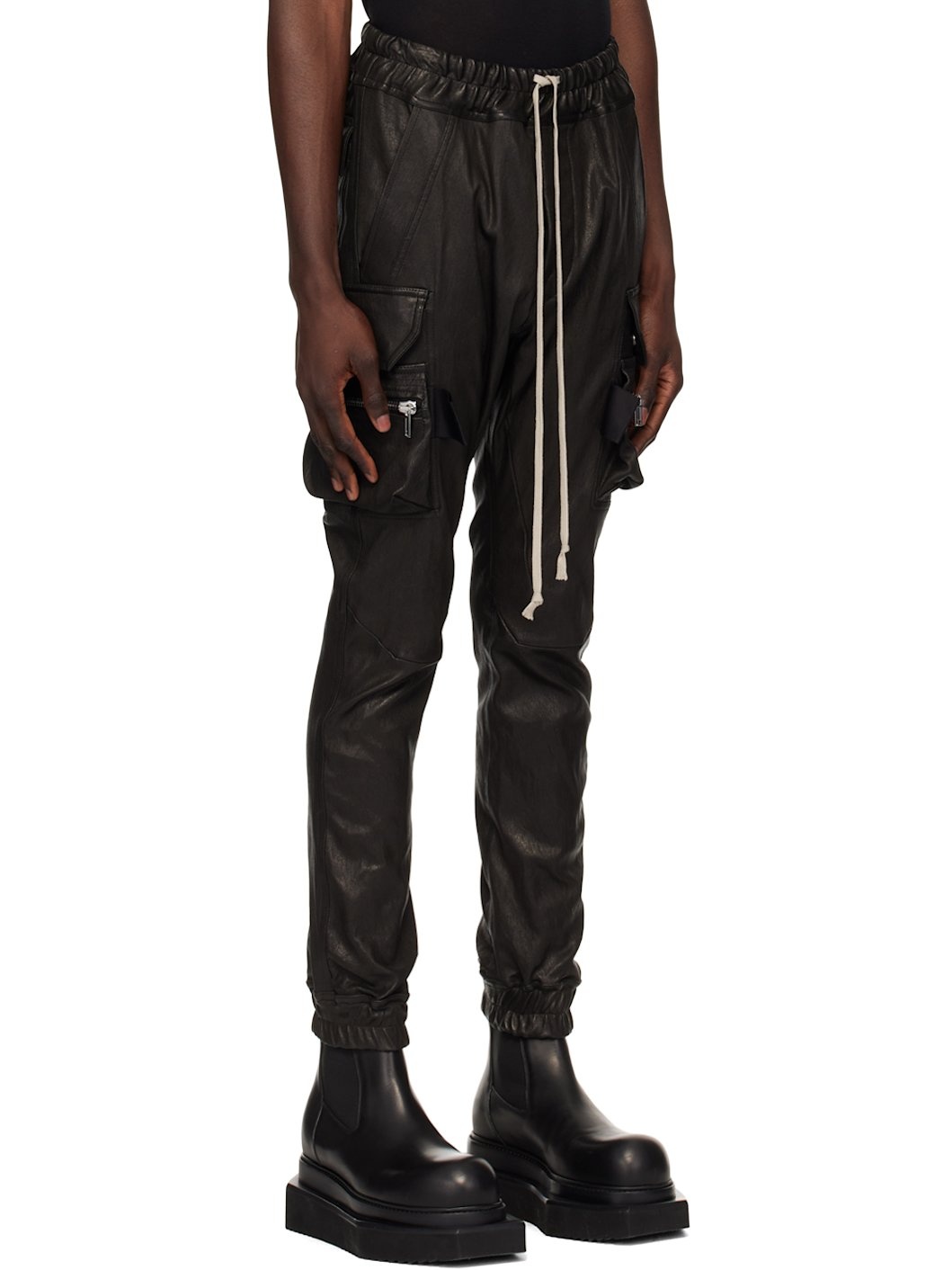 Black Porterville Mastodon Leather Trousers - 2