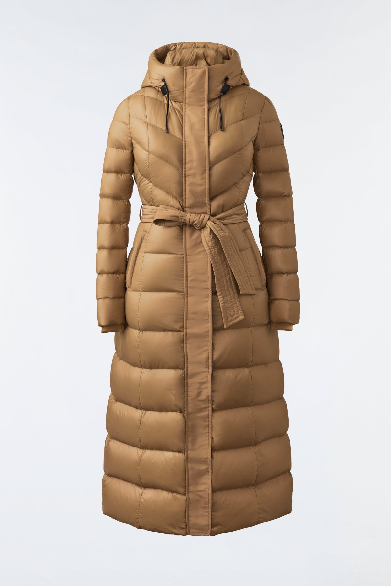 CALINA Lustrous down maxi coat - 1