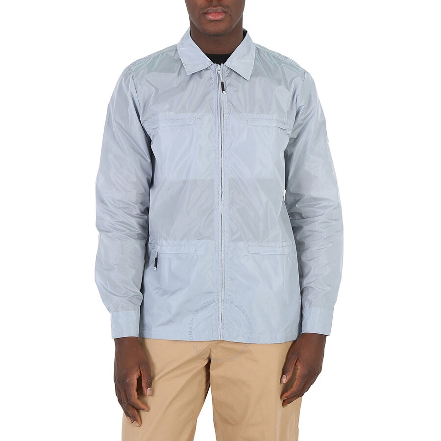 Rains Men's Sky Nylon Zip-Up Overshirt - 4