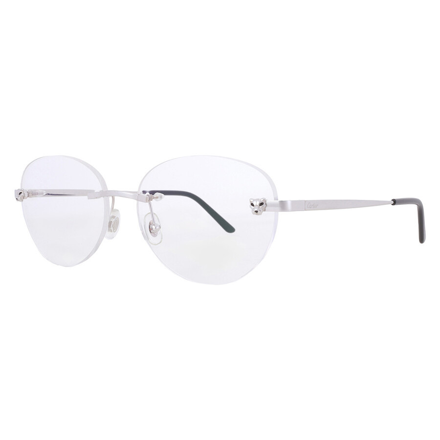 Cartier Panthere de Cartier Demo Oval Ladies Eyeglasses CT0028O 001 56 - 2
