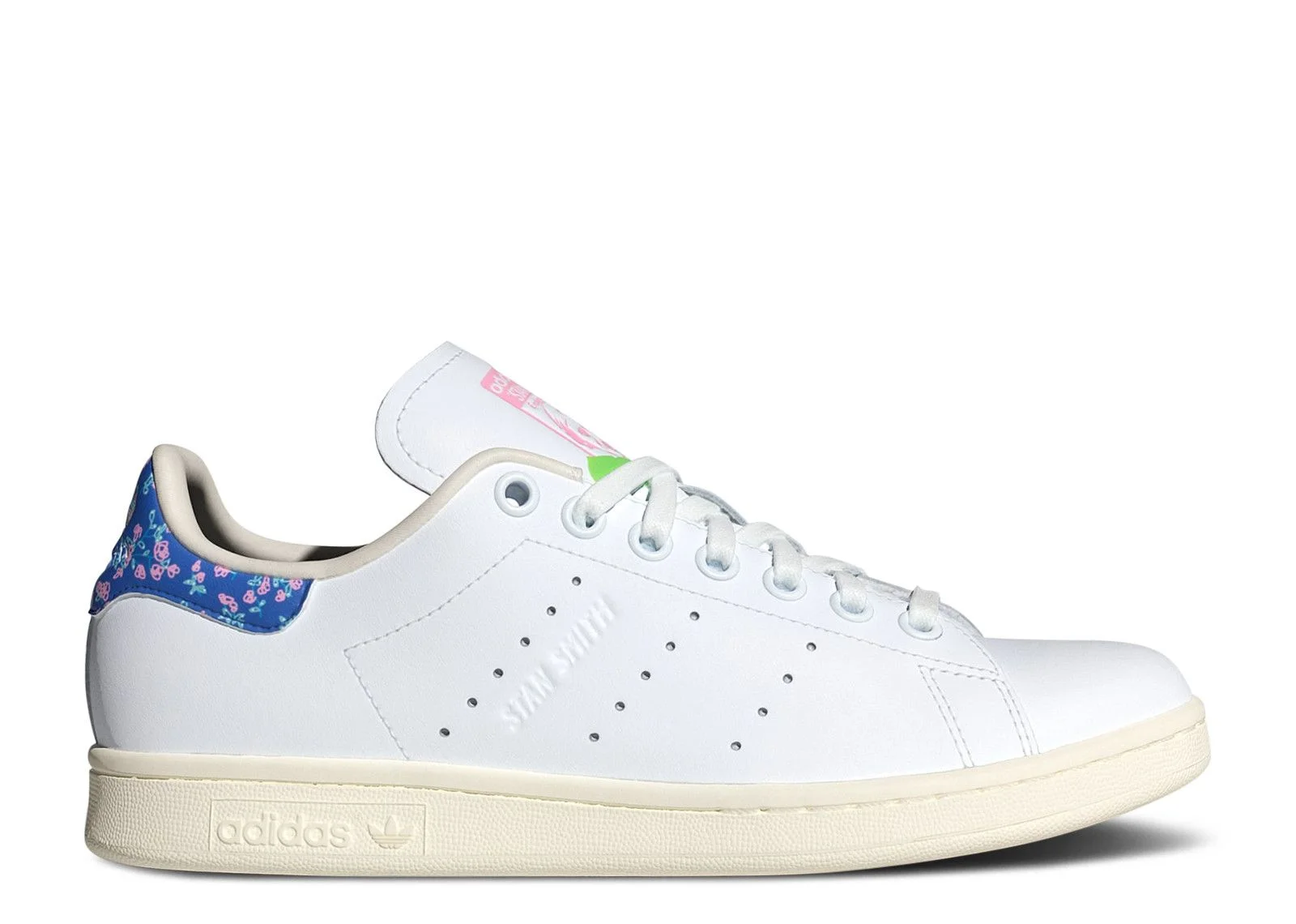 KSENIASCHNAIDER X WMNS STAN SMITH 'WHITE FLORAL HEEL' - 1
