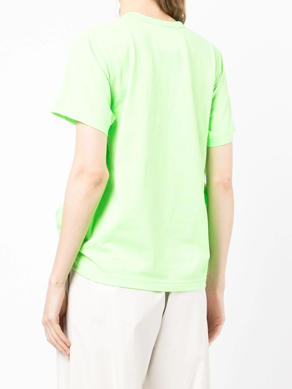 ruched crew-neck T-shirt - 4