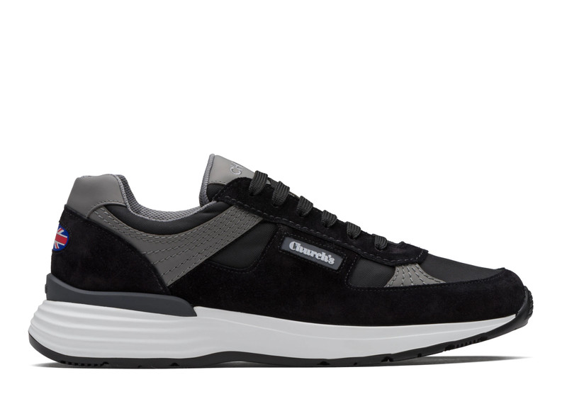 Ch873
Suede Tech Retro Sneaker Black 1