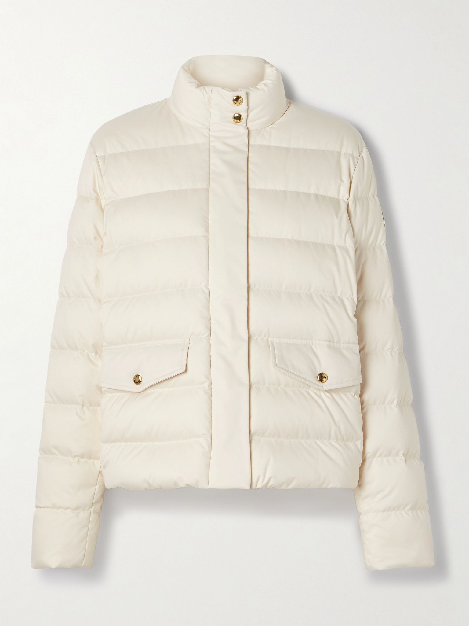 Bessettes quilted shell down jacket Cream - 1