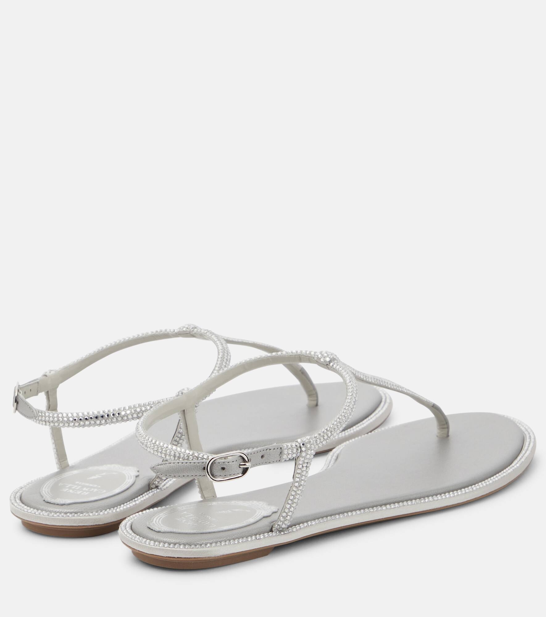 Amalia embellished thong sandals - 2