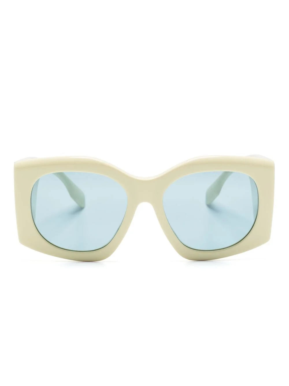 oversized geometric-frame sunglasses - 1