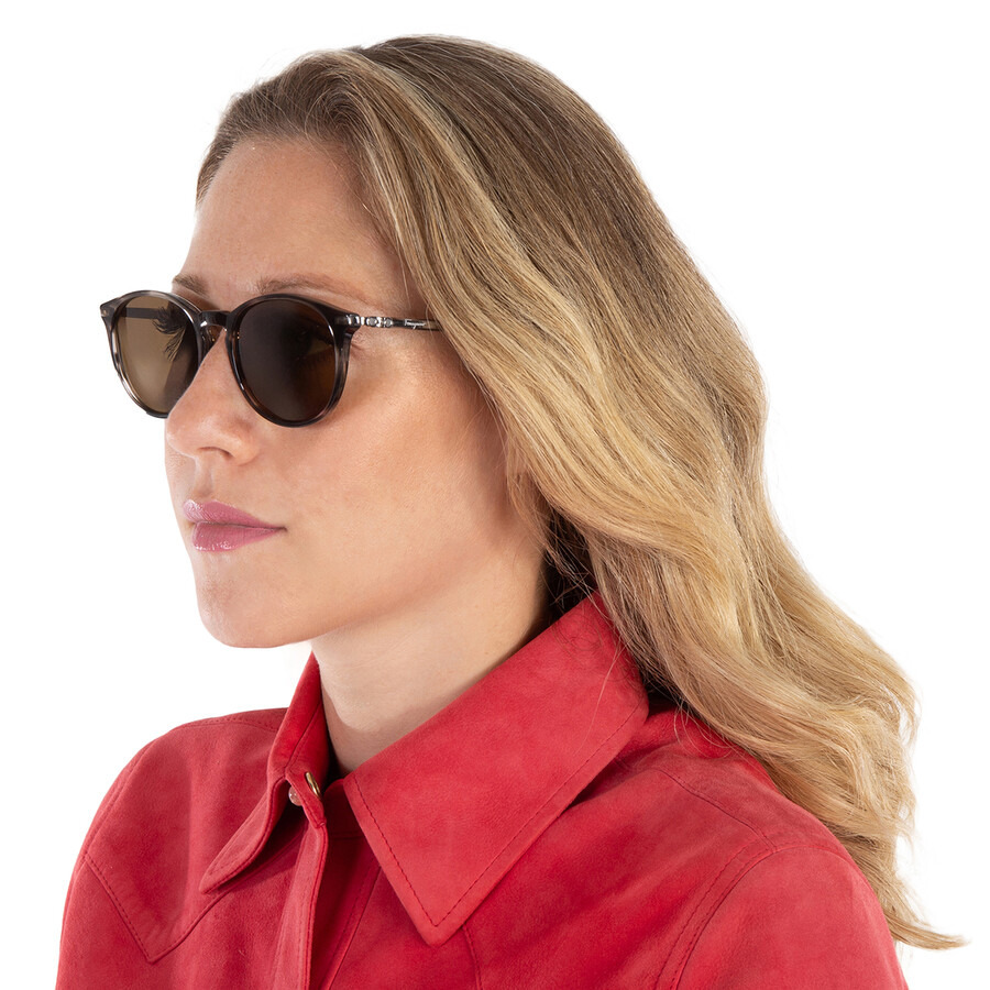 Salvatore Ferragamo Brown Round Ladies Sunglasses SF911S 003 53 - 2