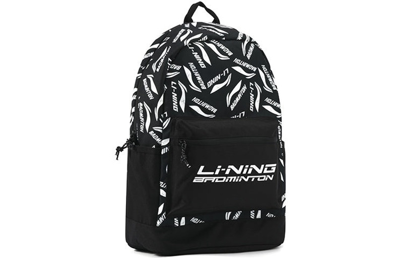 Li-Ning Li-Ning Badminton Logo Backpack 'Black White' ABSR122-5 outlook