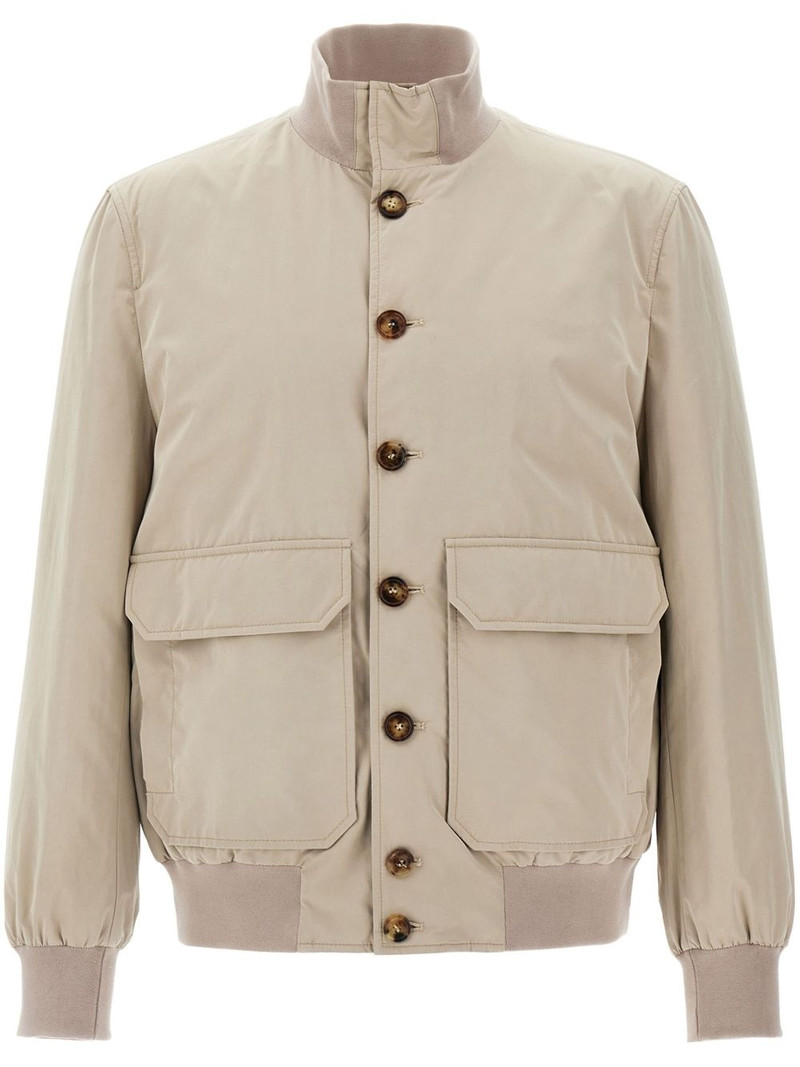 water-repellent bomber jacket 1