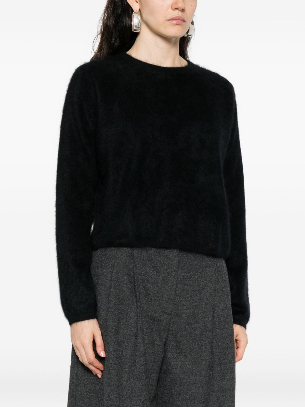 brushed cashmere sweater - 3