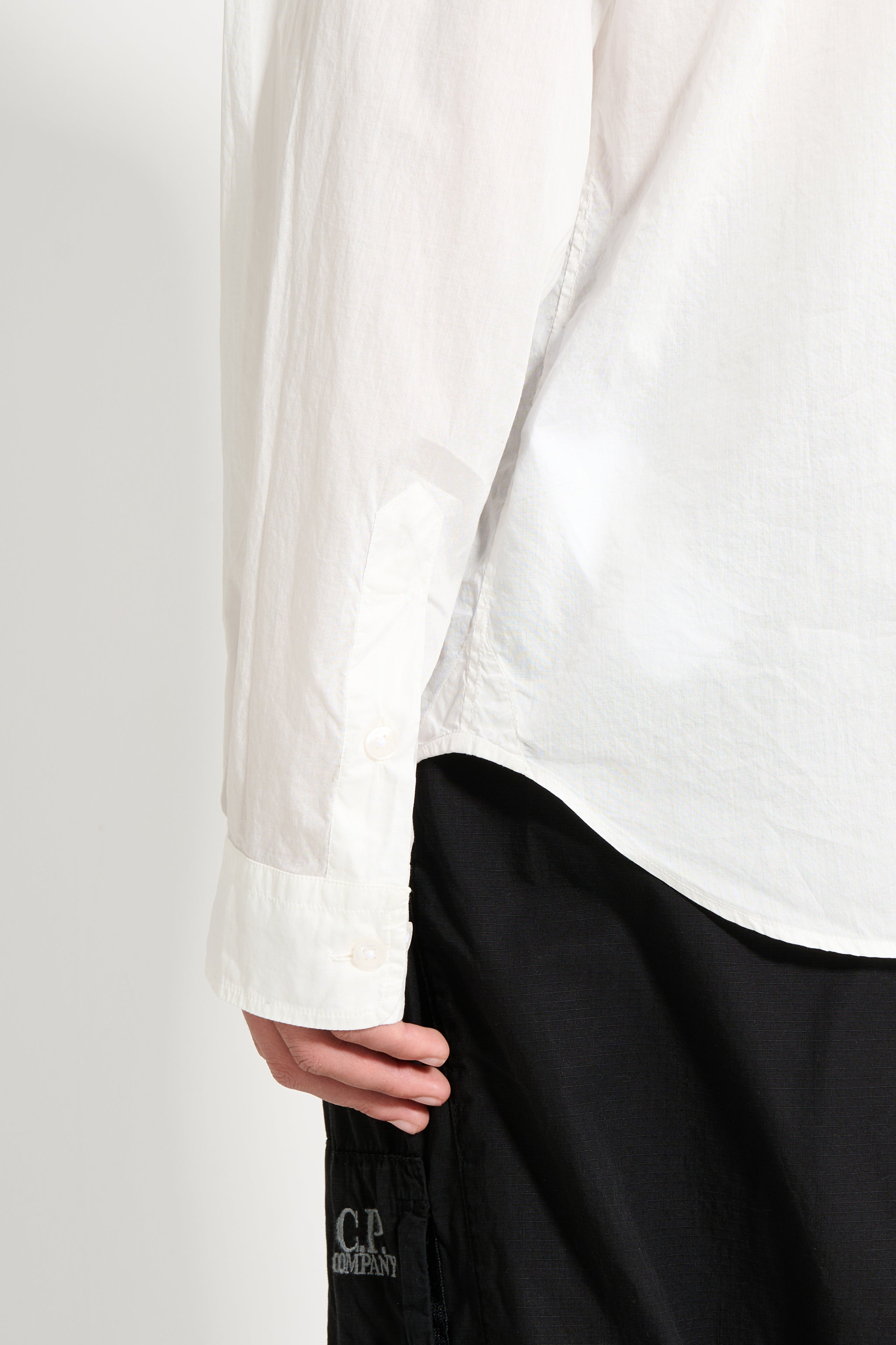 C.P. COMPANY SHIRT GAUZE WHITE - 6