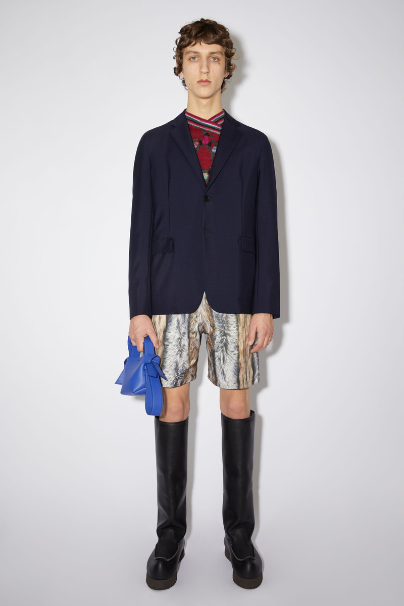 Acne Studios Single breasted suit jacket - Dark navy outlook