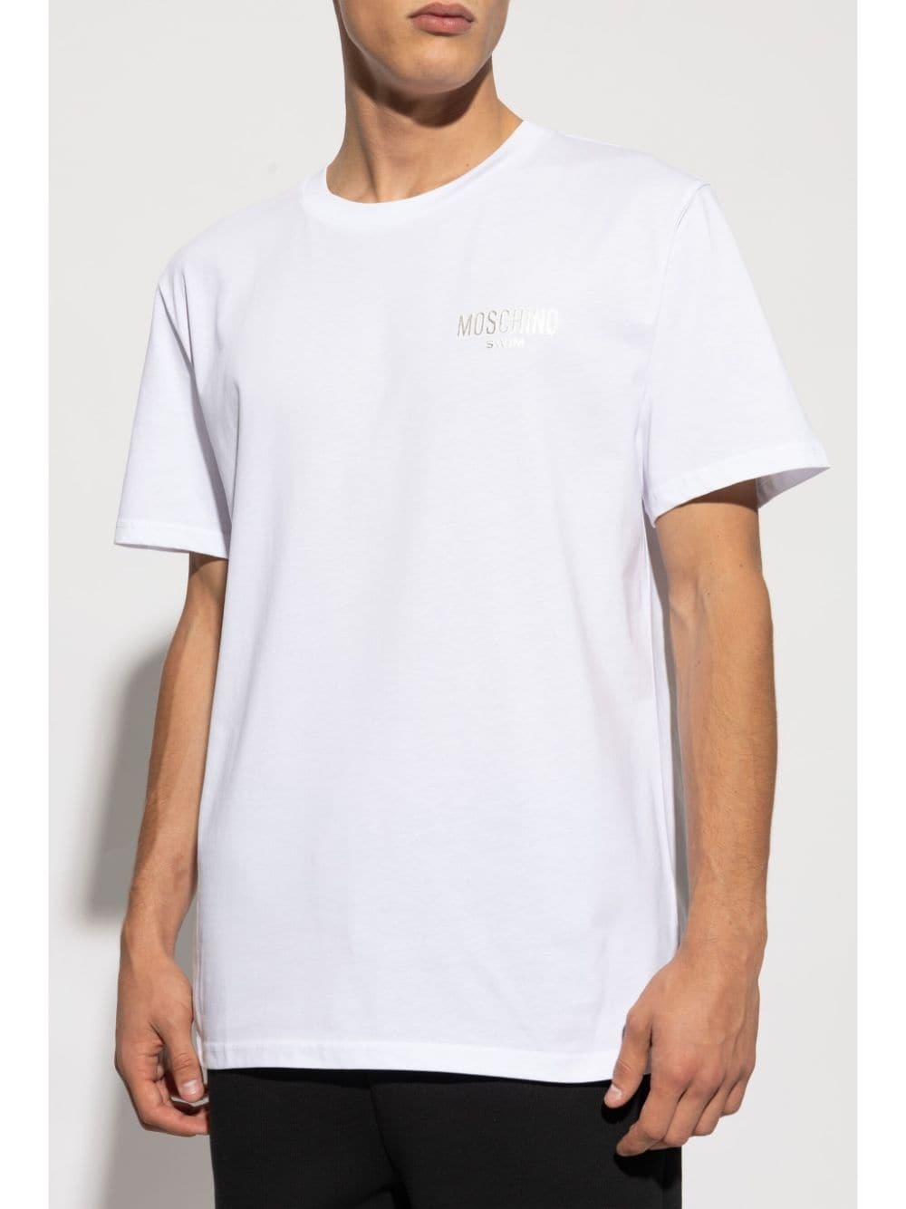 logo-embroidered T-shirt - 3