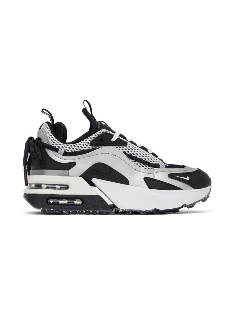 Black & Silver Air Max Furyosa Sneakers - 1