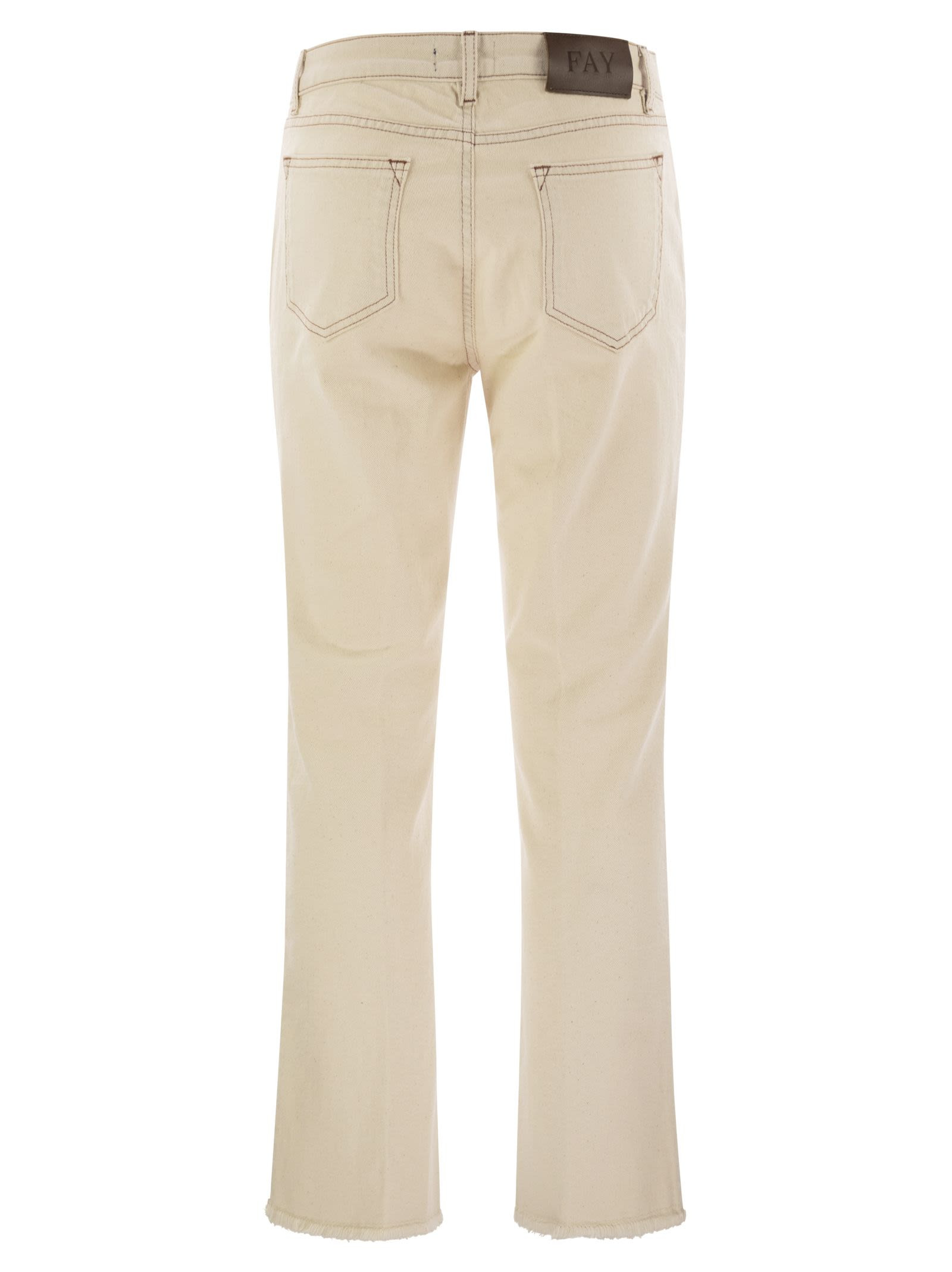 FAY - Fay Women Denim 5-Pocket Trousers - 2