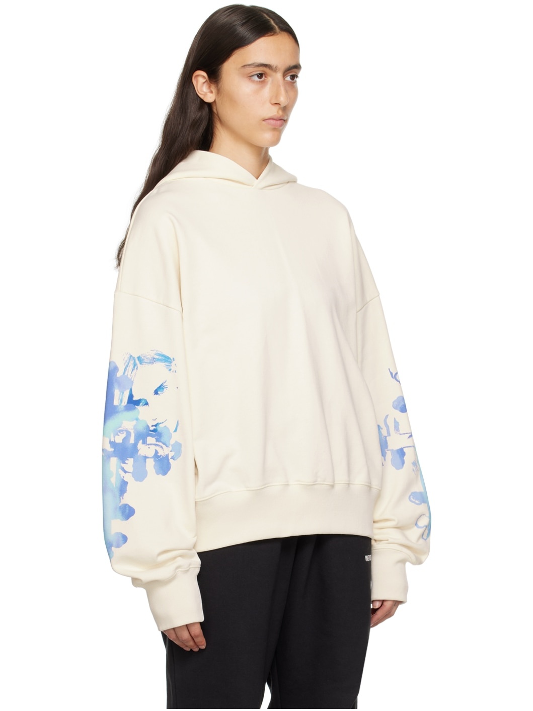 White Gothic Hoodie - 2