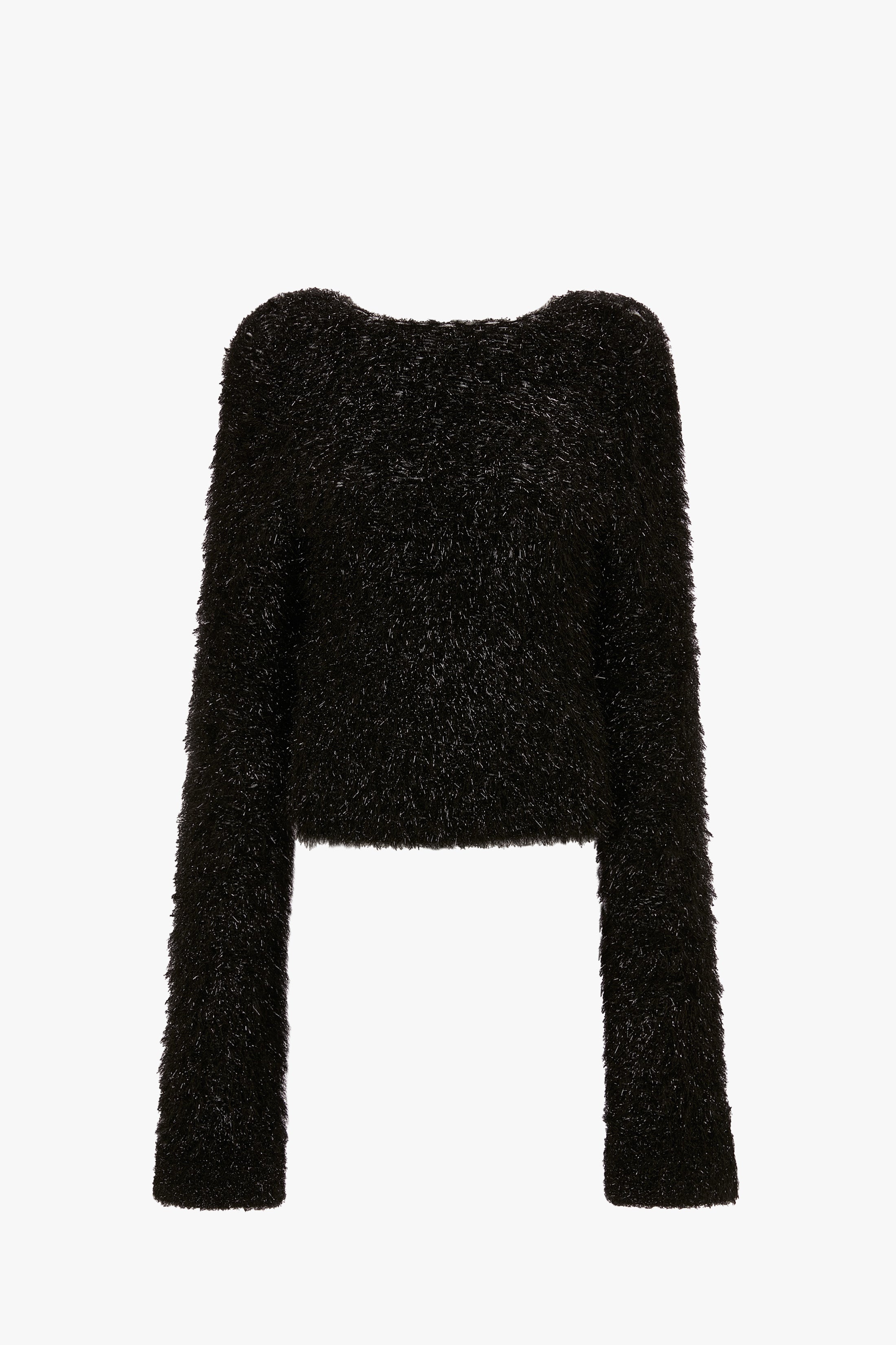 Open Back Jumper In Black - 1