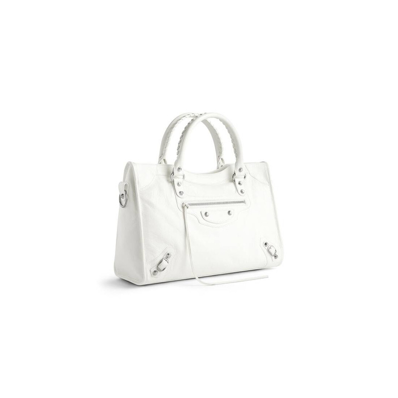 BALENCIAGA Le City Medium Bag  in White outlook