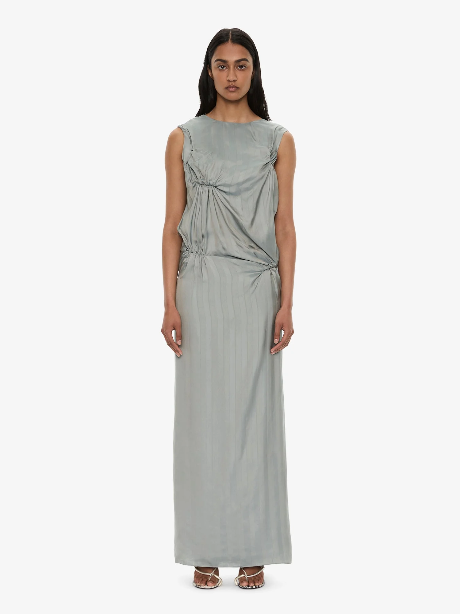 Kacere Bikini Tuck Column Tank Dress - 1