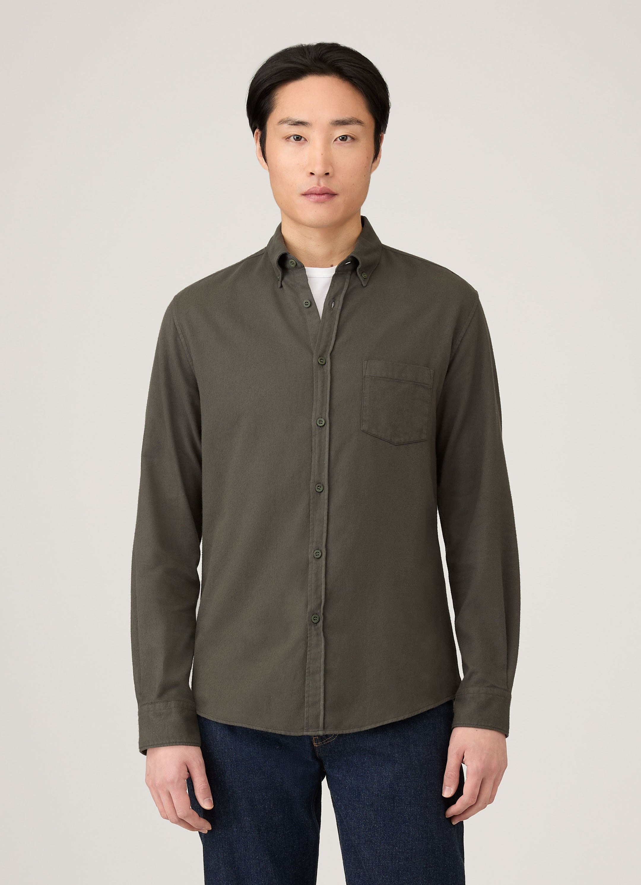 Button Down Flannel Shirt - 2