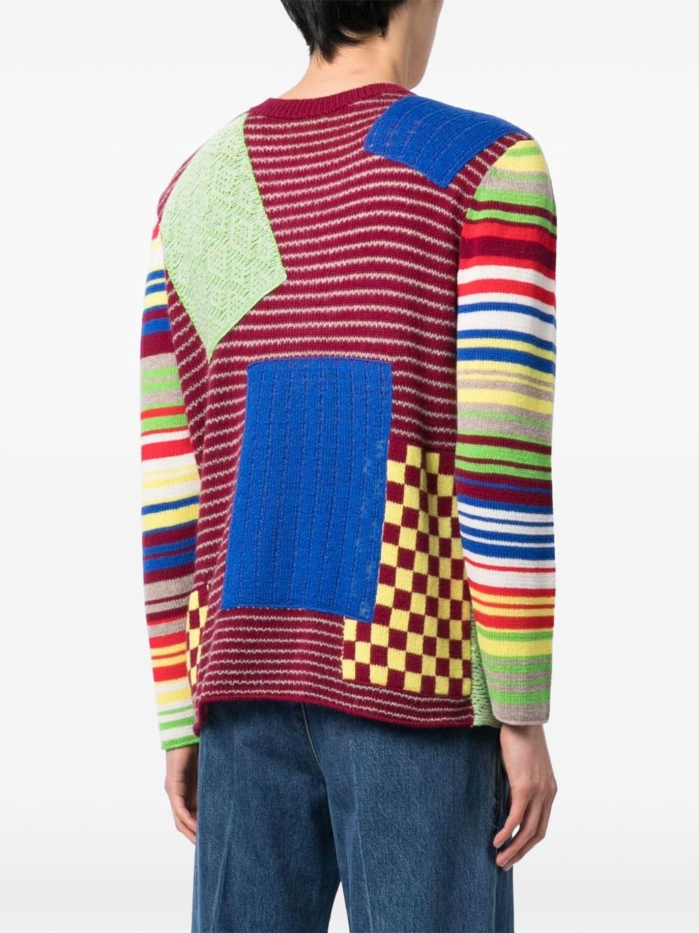 patchwork sweater - 4
