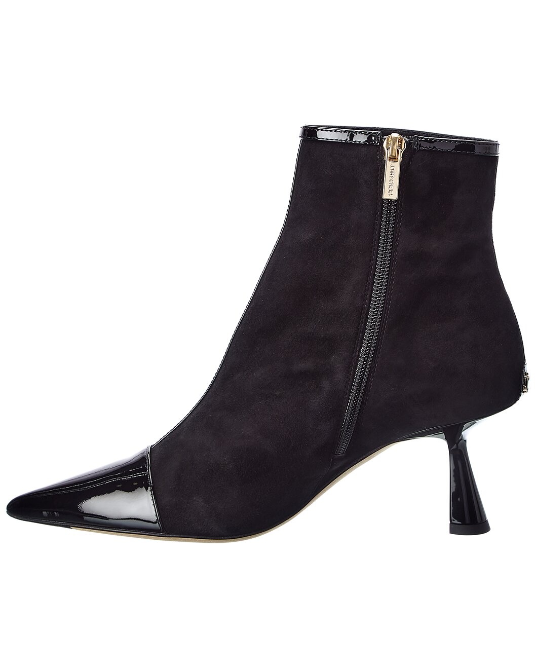 Jimmy Choo Kix/Z 65 Suede & Patent Bootie - 2