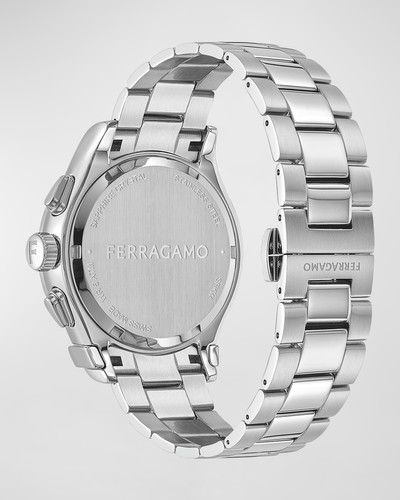 FERRAGAMO 38mm Ferragamo 1927 Chrono Watch with Bracelet Strap outlook