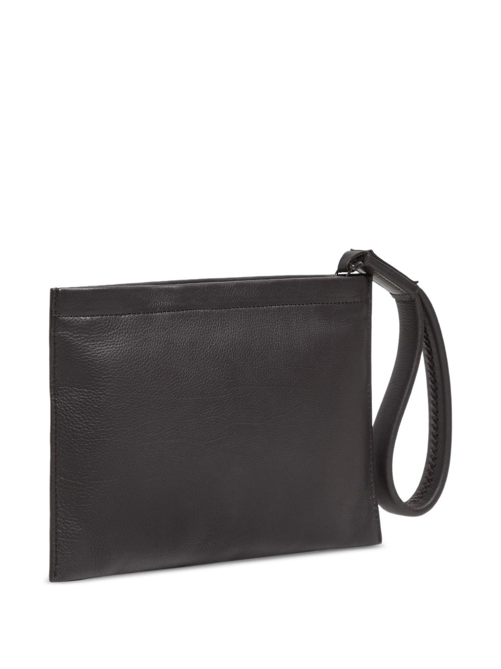 leather clutch bag - 3