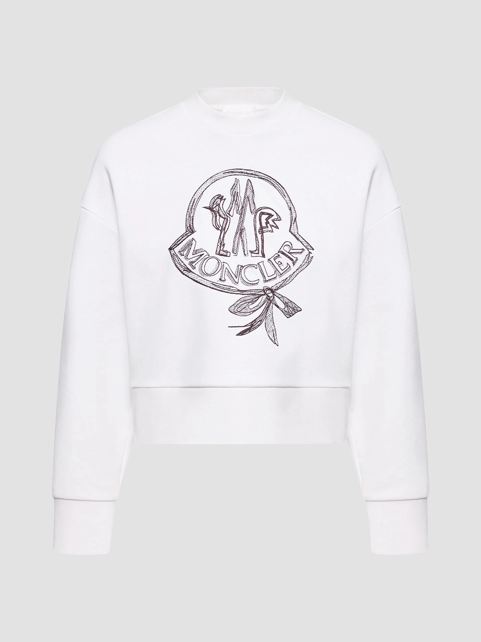 Women's Sweatshirt in Cotton - White - 1