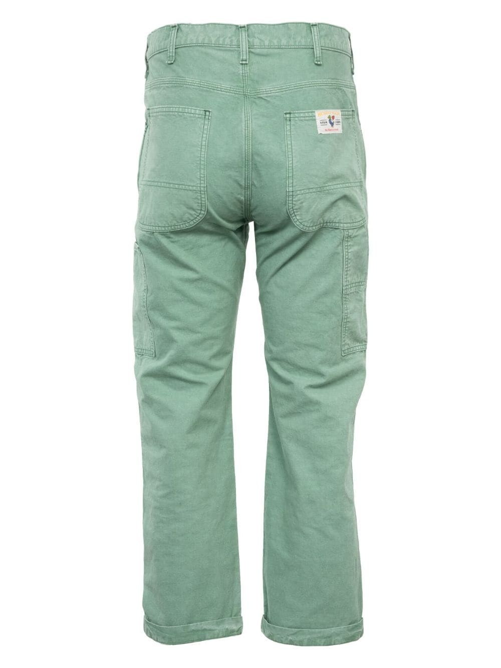 Garment Dyed cotton trousers - 2