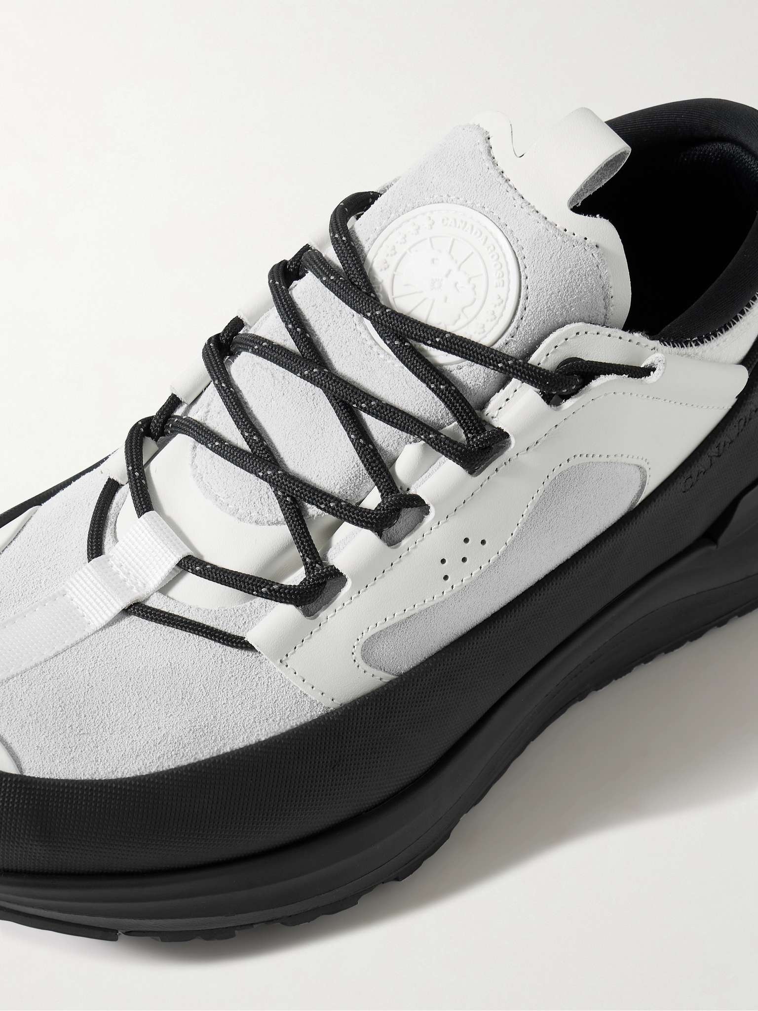 Glacier Trail Rubber and Leather-Trimmed Suede Hiking Sneakers - 6