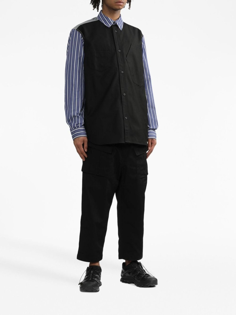 Junya Watanabe MAN drop-crotch cropped cargo trousers outlook