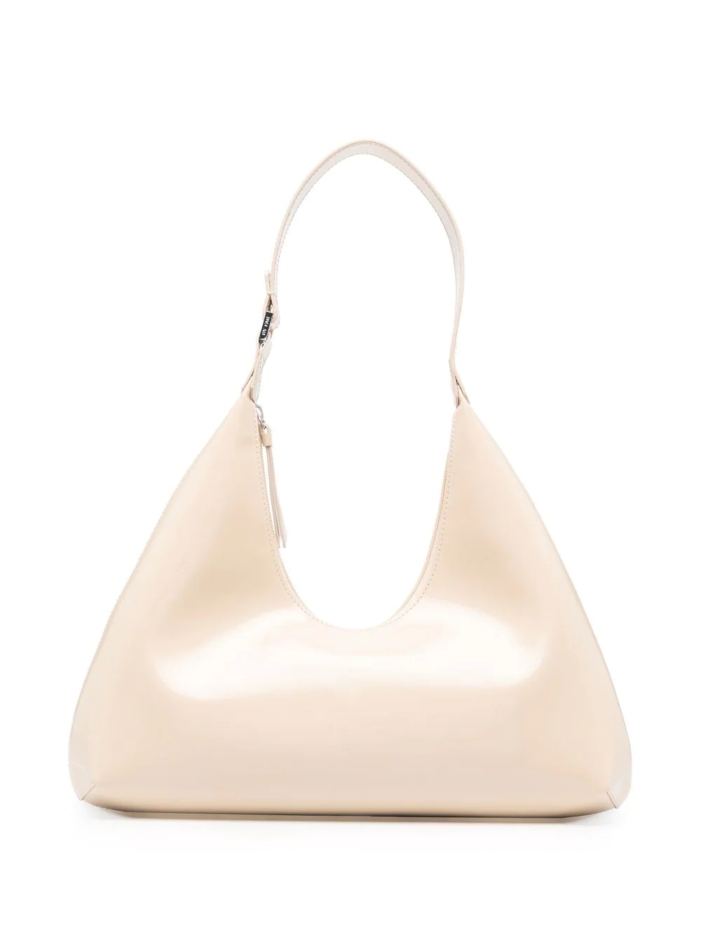 leather zipped shoulder bag - 1