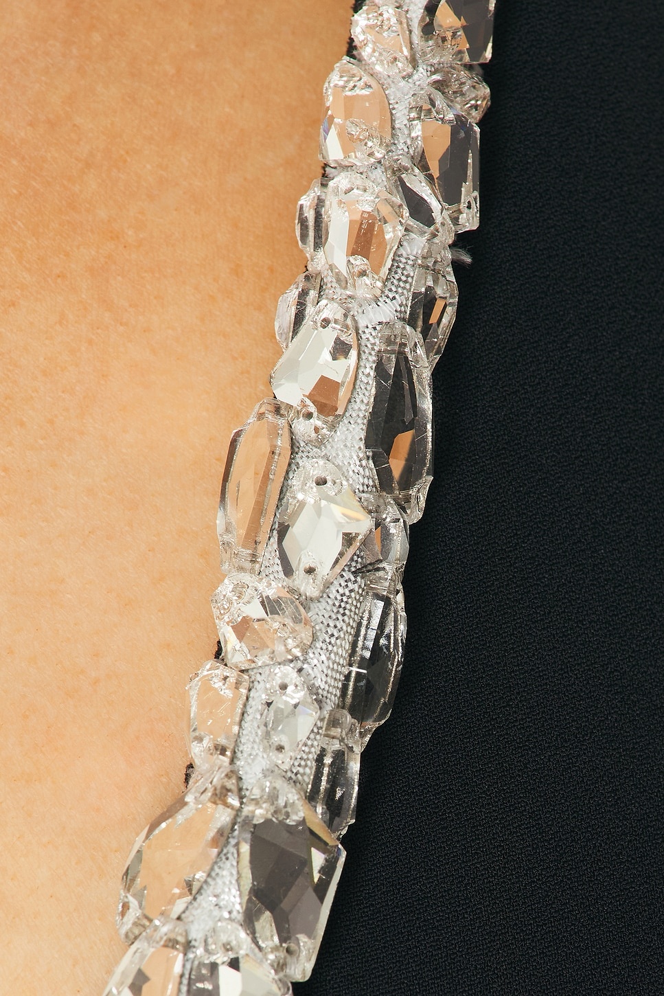Crystal Neckline Gown - 6