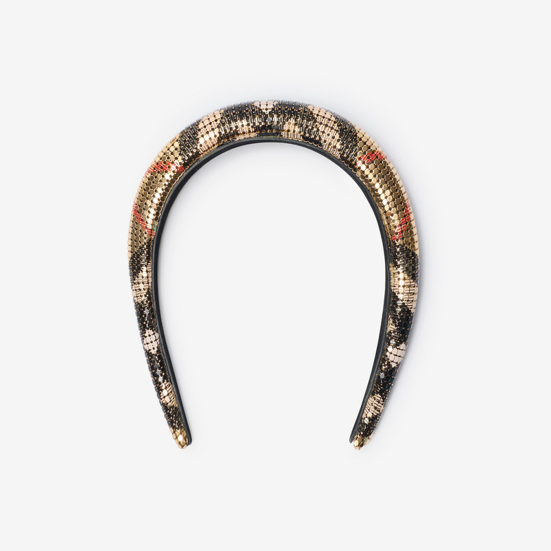 Check Mesh Headband 1
