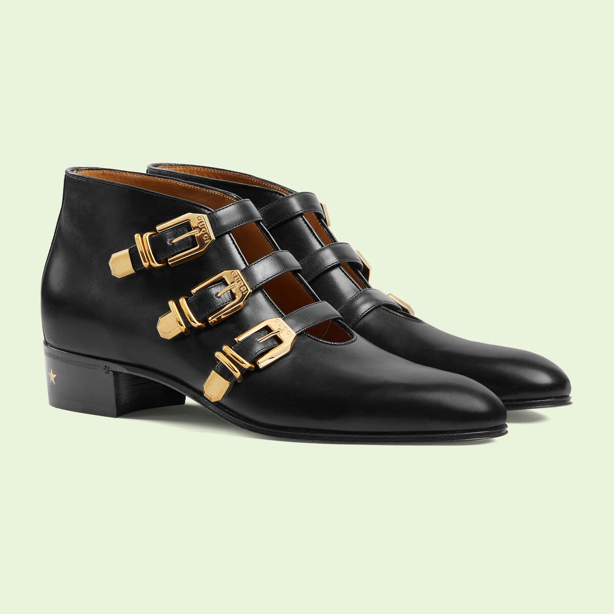 Men's buckle ankle boots - 2