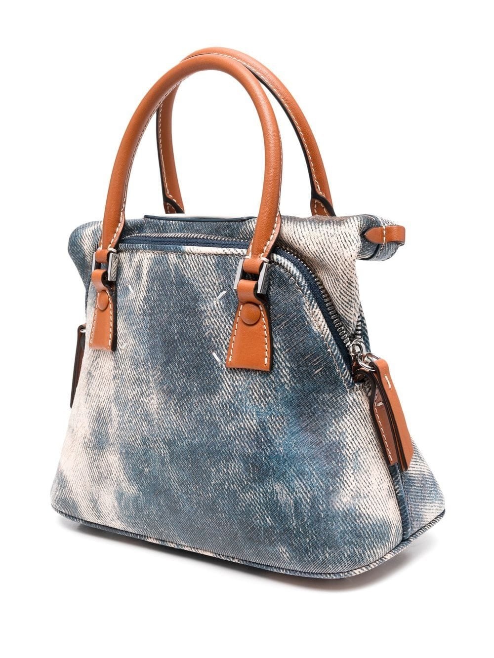 tie-dye pattern shoulder bag - 4