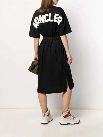 Moncler logo print T-shirt dress outlook